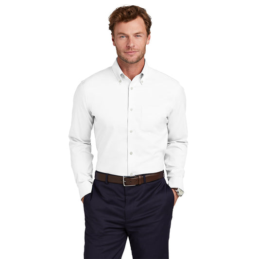 Brooks Brothers Wrinkle-Free Stretch Pinpoint Shirt