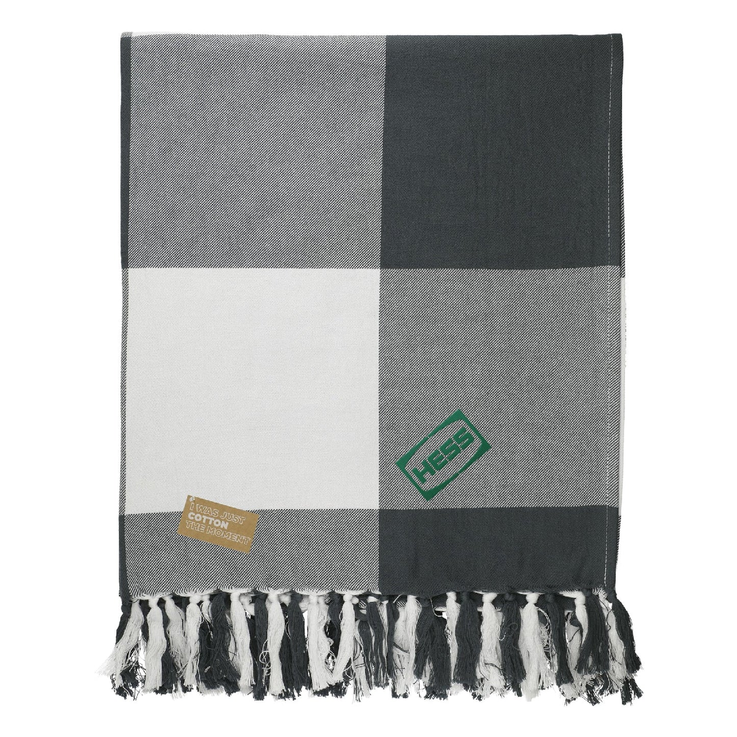 Field & Co. 100% Organic Cotton Check Throw Blanket