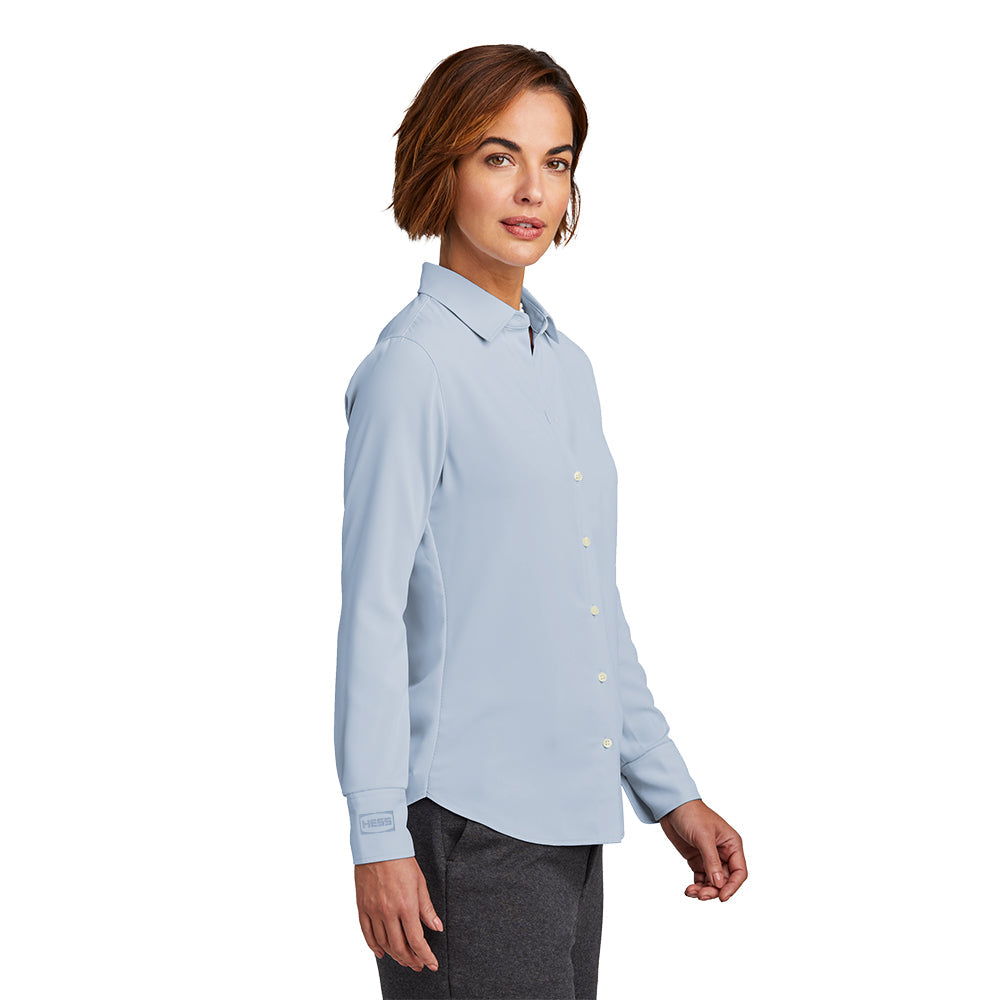 Brooks Brothers Women’s Full-Button Satin Blouse