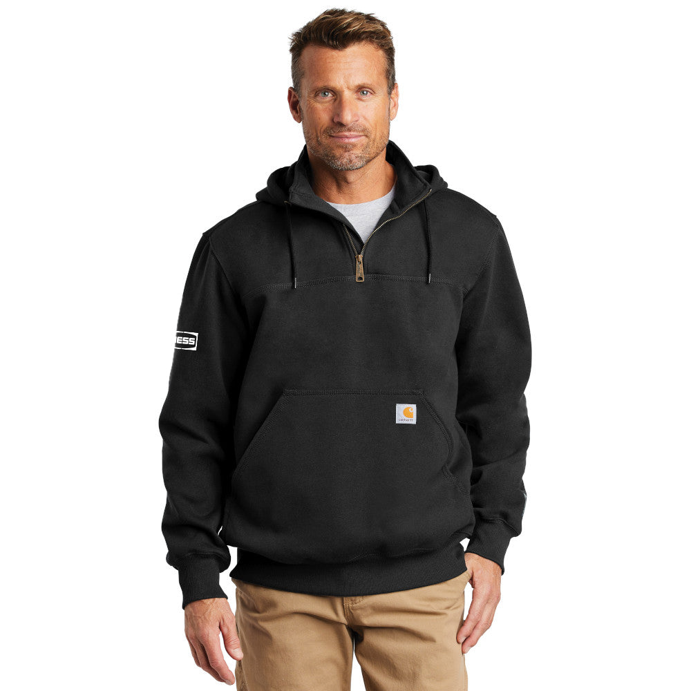 Carhartt Rain Defender Paxton Heavyweight Hooded Zip Mock Sweatshirt