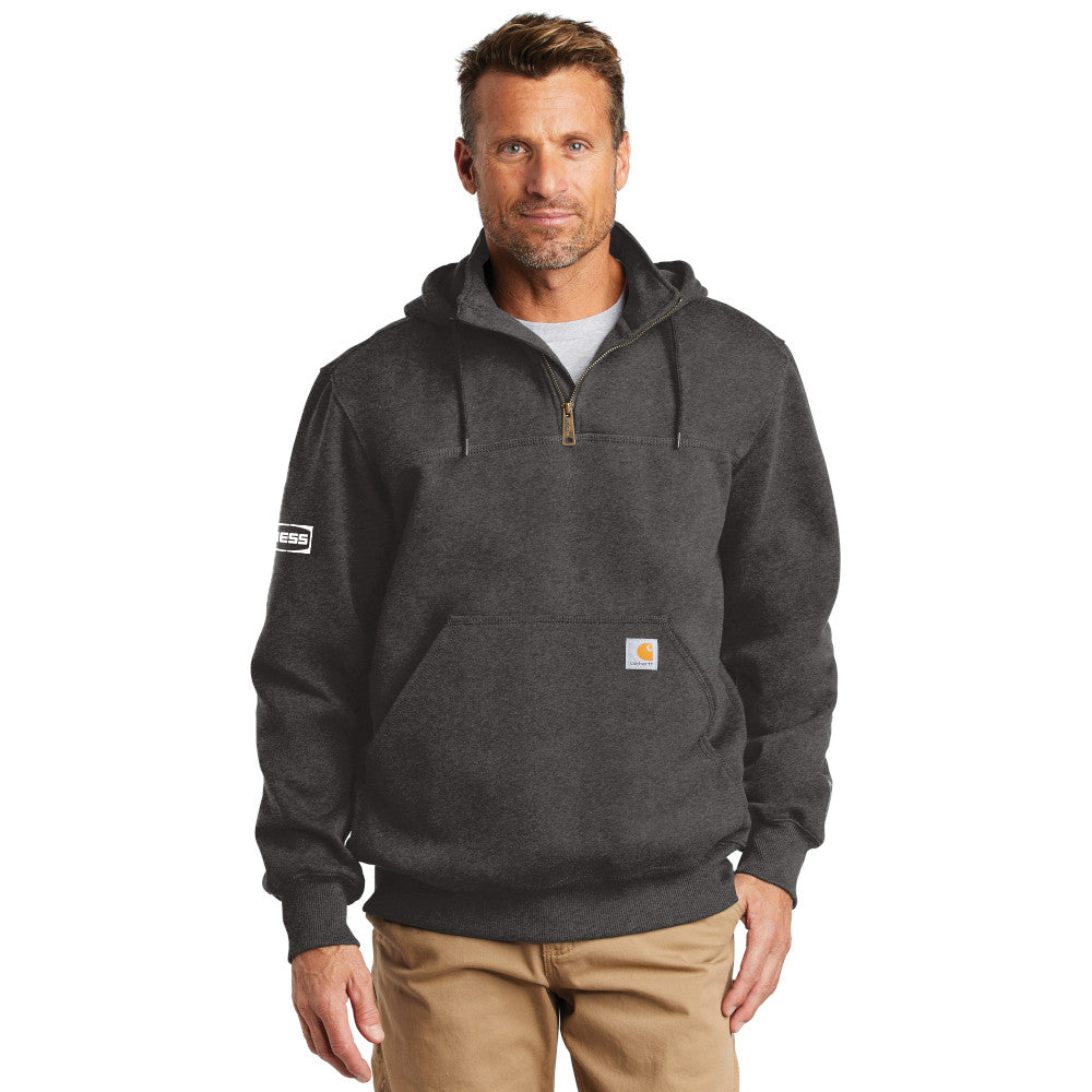 Carhartt Rain Defender Paxton Heavyweight Hooded Zip Mock Sweatshirt