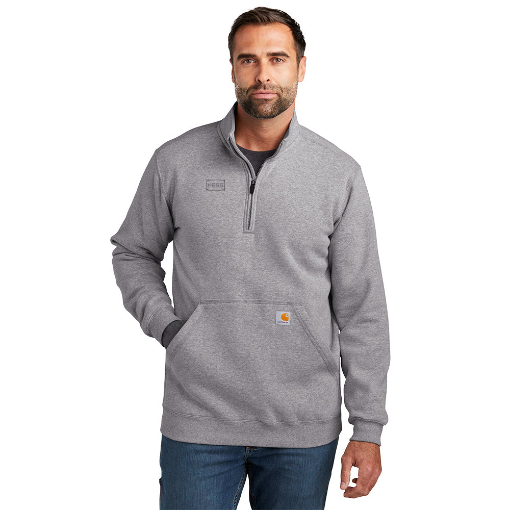 Carhartt Midweight 1/4 Zip Mock Neck Sweatshirt